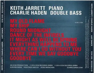 Keith Jarrett & Charlie Haden - Last Dance (2014) {ECM 2399}