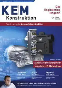 Konstruktion Entwicklung Management Sonderheft Nr.1 - Automobilkonstruktion 2017