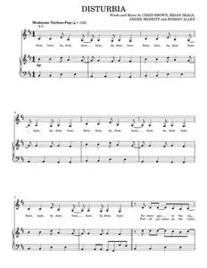 Disturbia - Rihanna (Piano-Vocal-Guitar)
