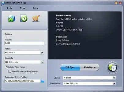 iMacsoft DVD Copy 2.3.6 Build 0407 Portable