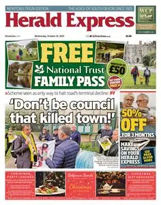 Herald Express Newton Abbot - 25 October 2023