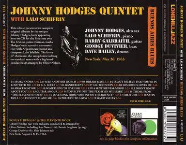 Johnny Hodges Quintet with Lalo Schifrin - Buenos Aires Blues & The Eleventh Hour (2009) 2 LP on 1 CD