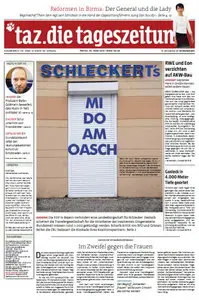 Tageszeitung TAZ vom 30 März 2012