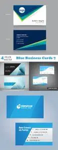 Vectors - Blue Business Cards 7