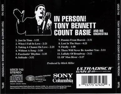 Tony Bennett with Count Basie & His Orchestra - In Person! (1958) {MFSL UDCD II 743}