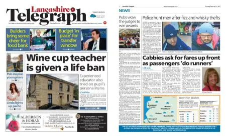 Lancashire Telegraph (Blackburn, Darwen, Hyndburn, Ribble Valley) – December 01, 2022