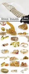 Gold jewelry isolated #2 - 25 HQ Jpg