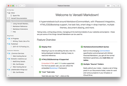 Versatil Markdown 2.0.3  MacOSX