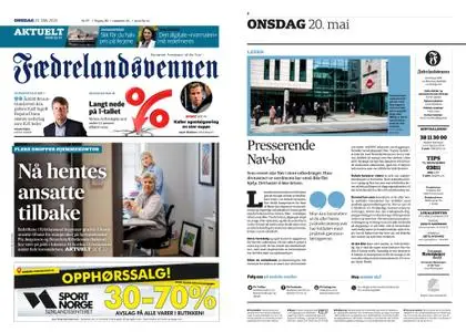 Fædrelandsvennen – 20. mai 2020
