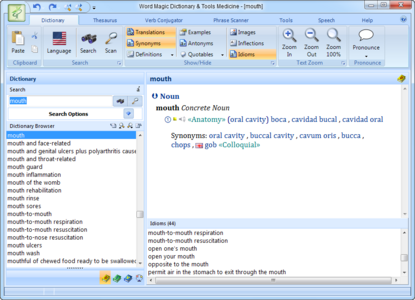 WordMagic Dictionary and Tools Medicine 6.2