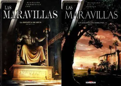 Las 7 Maravillas : La Estatua de Zeus (Tomo 1) y Los jardines de Babilonia (Tomo 2)