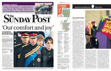 The Sunday Post Scottish Edition – September 18, 2022