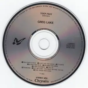 Greg Lake - Greg Lake (1981, reissue 1993)