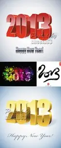 New Year 2013 Vector