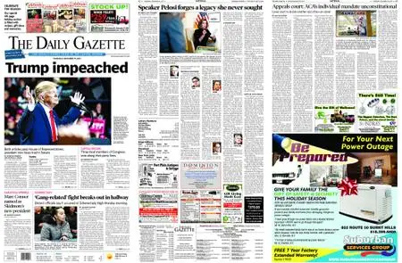 The Daily Gazette – December 19, 2019
