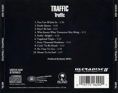 Traffic - Traffic (1968) [MFSL UDCD 629]
