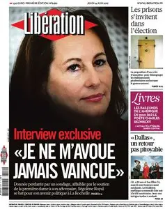 Libération du Jeudi 14 Juin 2012