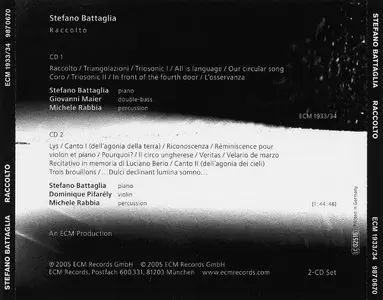 Stefano Battaglia - Raccolto (2005)