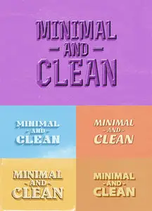 3D Text Logo Effects Vol 2
