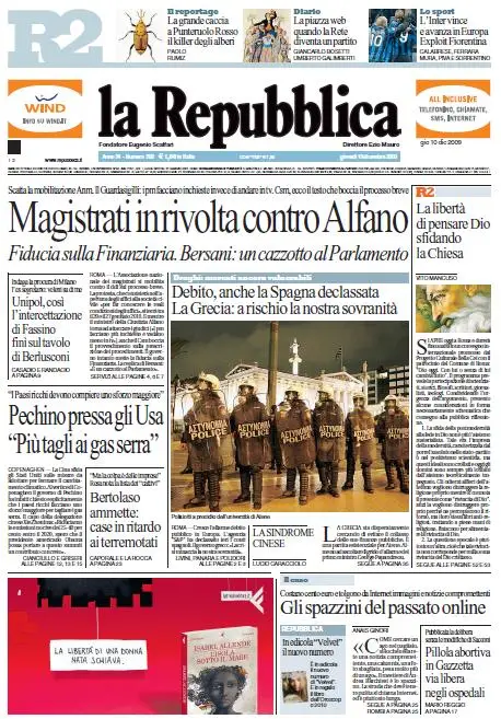 La Repubblica (10-12-09)
