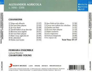 Crawford Young, Ferrara Ensemble - Alexander Agricola: Chansons (2009)