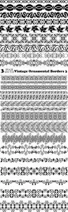Vectors - Vintage Ornamental Borders 3