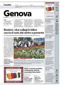 la Repubblica Genova - 30 Gennaio 2018