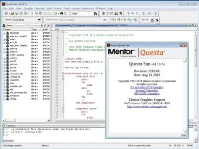 Mentor Graphics QuestaSim 10.7c