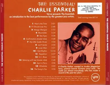 Charlie Parker - The Essential Charlie Parker - 1992
