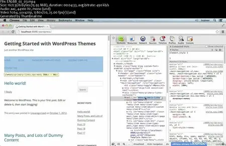 Getting Started with Themes in WordPress (2012)
