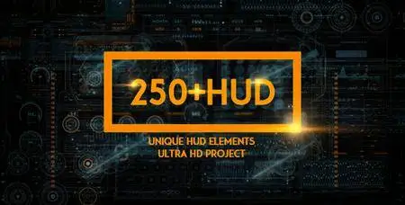 250 HUD SCI-FI - Project for After Effects (VideoHive)