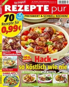 Rezepte Pur - Oktober 2019