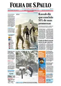 Jornal Folha de São Paulo - 27 de dezembro de 2012 - Quinta