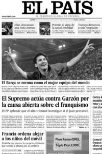 El País. 28 Mayo