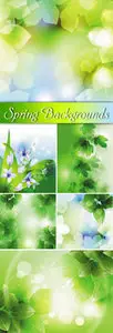 Spring Backgrounds Vector