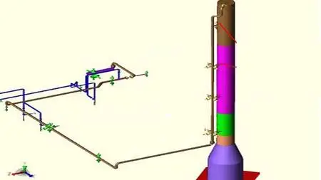 Stress Analysis Of Tower/Vertical Column Piping System
