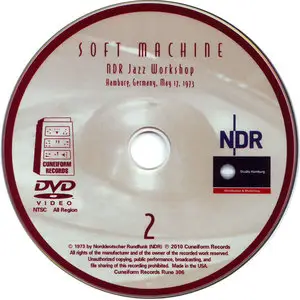 Soft Machine - NDR Jazz Workshop: Hamburg, Germany 1973 (2010) CD+DVD