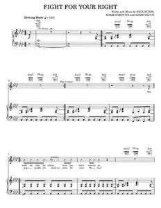 Fight for your right - Beastie Boys (Piano-Vocal-Guitar)