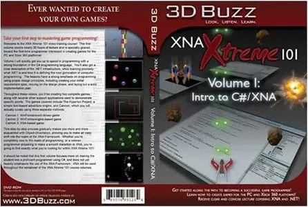 3D Buzz XNA Xtreme 101 Volume 1 DVDR