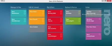 Nero 2016 Platinum v17.0.02000 Multilingual Portable