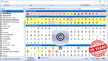 PopChar v8.1