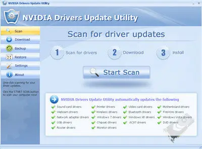 NVIDIA Drivers Update Utility 4.0 