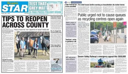Shropshire Star Shrewsbury Edition – May 04, 2020