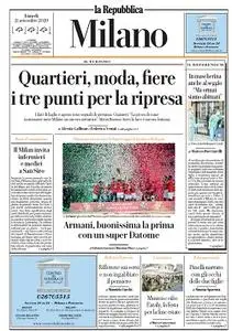 la Repubblica Milano - 21 Settembre 2020