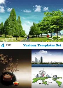 PSD - Various Templates Set 6