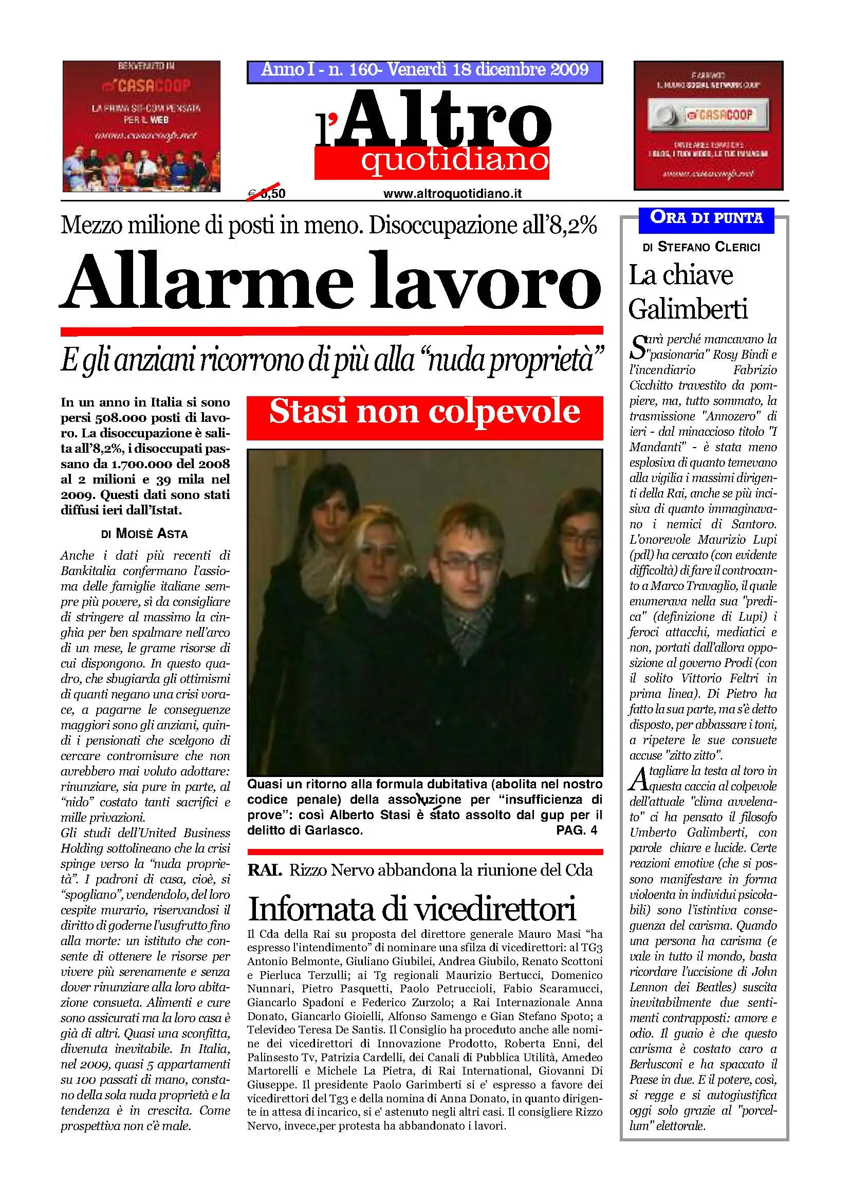 Altro Quotidiano 18.12.2009