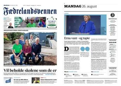 Fædrelandsvennen – 26. august 2019