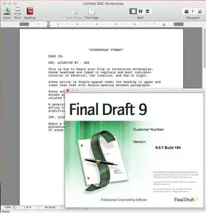 Final Draft 9.0.7 build 184 Mac OS X