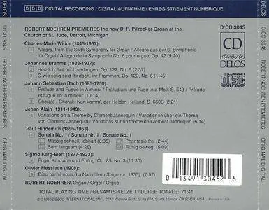 Robert Noehren - ...Premieres (1987) {Delos International} **[RE-UP]**