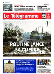 Le Télégramme Lorient – 25 février 2022